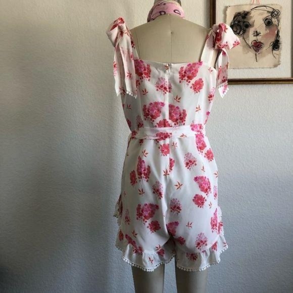 Athena Procopiou Sundown Breeze Silk Jumpsuit Romp - Picture 12 of 15